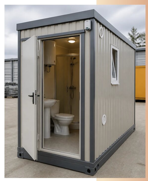 Сантехнический блок контейнер в Копейске по цене от 153945 р. | БытовкаПрофи-Кпс